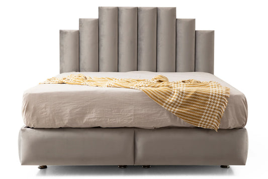 Lit Coffre Natura Gris
