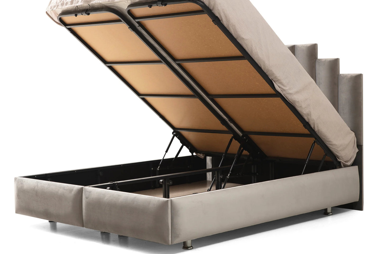 Lit Coffre Natura Gris