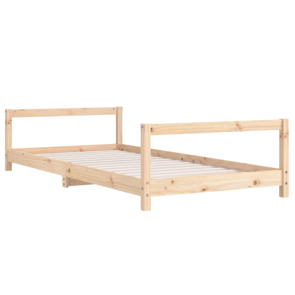 Cadre de lit pour enfant 90x190 cm Bois de pin massif