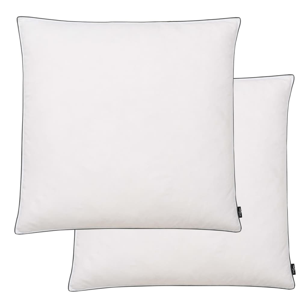 Oreiller lot de 2 en plumes de canard spécial Hôtel 80x80cm